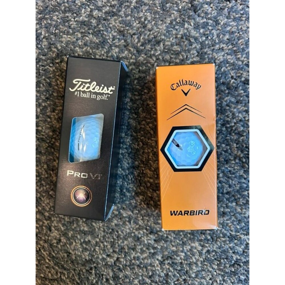 New Titleist Pro V1 & Callaway Warbird Golf Balls Sleeve Bundle